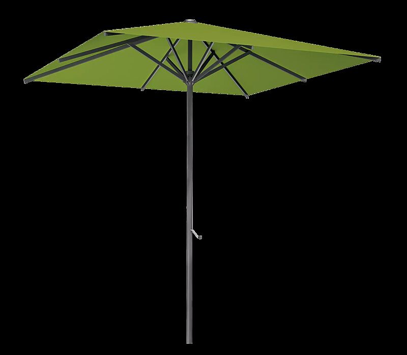 Mittelmastschirm SAMARA, Aluminiumkonstruktion in RAL 7016 anthrazitgrau