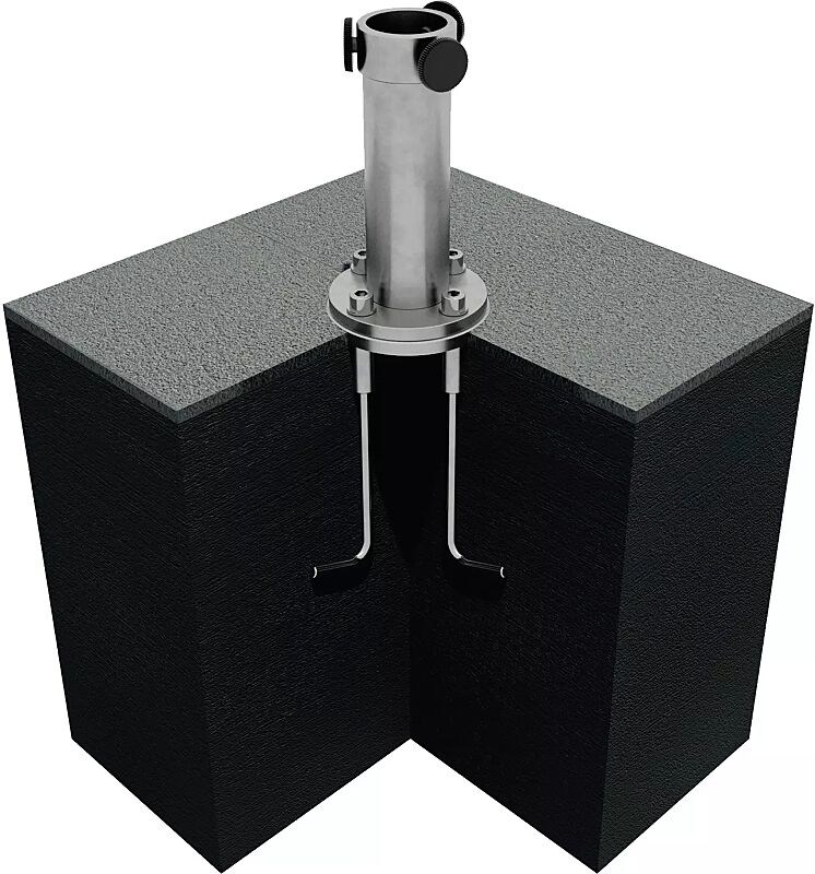 Bodenverankerung mit Anschraubständer, zum Einbetonieren