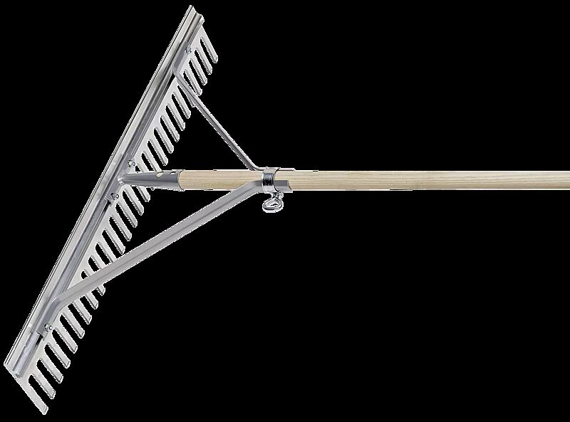 Aluminiumrechen CESSE, Breite 750 mm, 28 Zinken