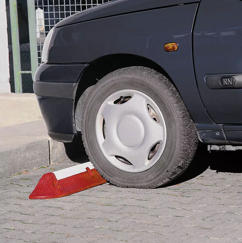 Radstopbalken in rotbraun