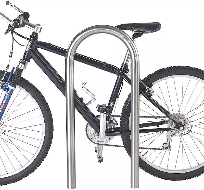 Anlehnbügel OKLAHOMA zum Einbetonieren, Edelstahl