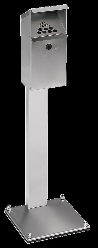 Wandascher NOTTINGHAM, zum Aufdübeln, Edelstahl geschliffen