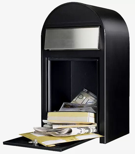 Briefkasten BOBIGRANDE in schwarzgrün ähnlich RAL 6012