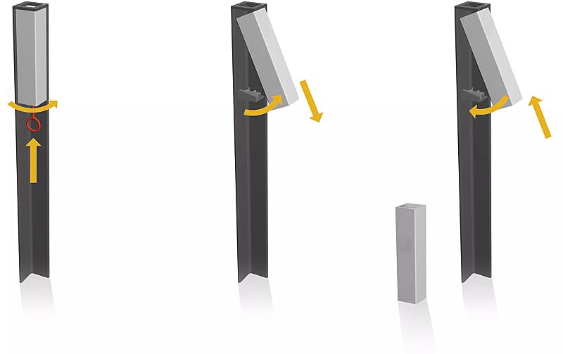 Entleerung Standascher VALET