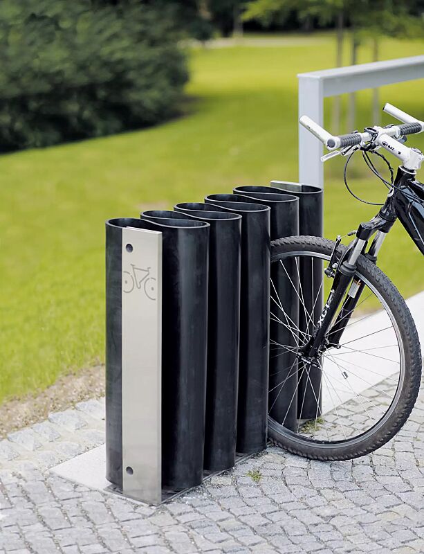 Fahrradständer MEANDRE, Edelstahl