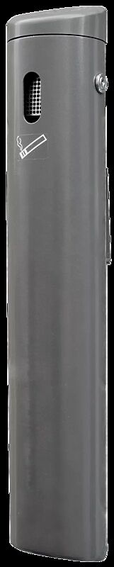 Wandascher SMOKER aus Aluminium, in DB 703 eisenglimmer