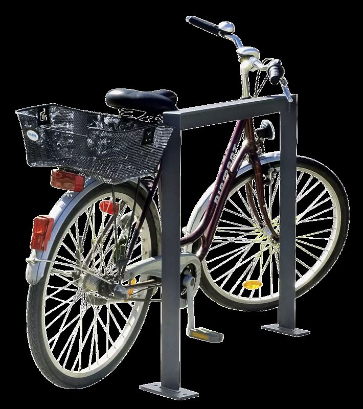 Anlehnbügel CALVI zum Aufdübeln bei +/- 0 mm, in RAL 7016 anthrazitgrau