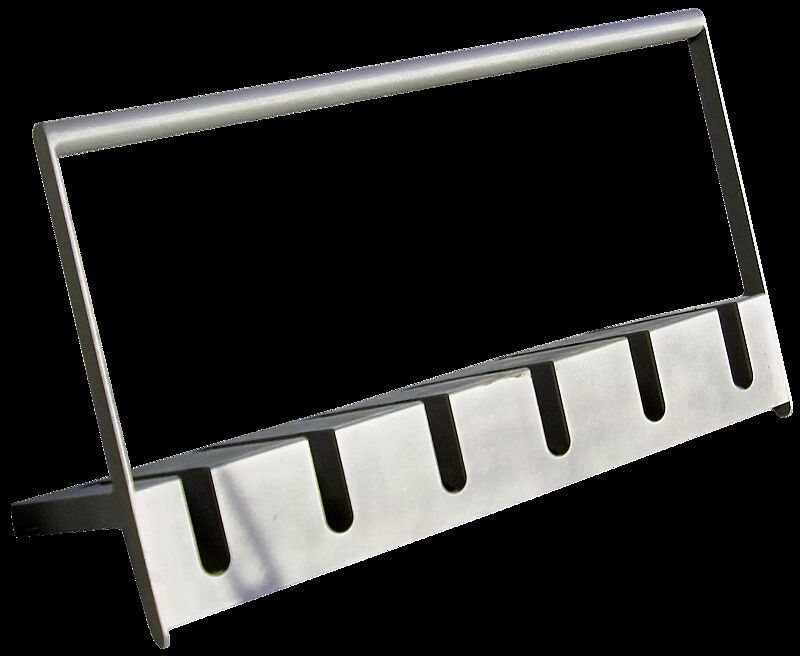 Fahrradständer VELO mit Griffstange, einseitig, 3 Stellplätze, in DB 703 eisenglimmer