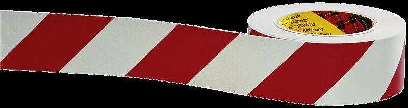 Warnmarkierung DON, retroreflektierend, rot-weiß