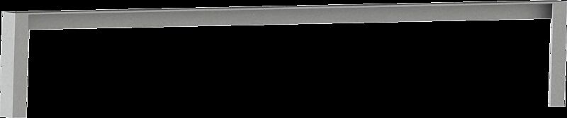 Rabattengeländer LOTLIMIT, in RAL 9006 weißaluminium