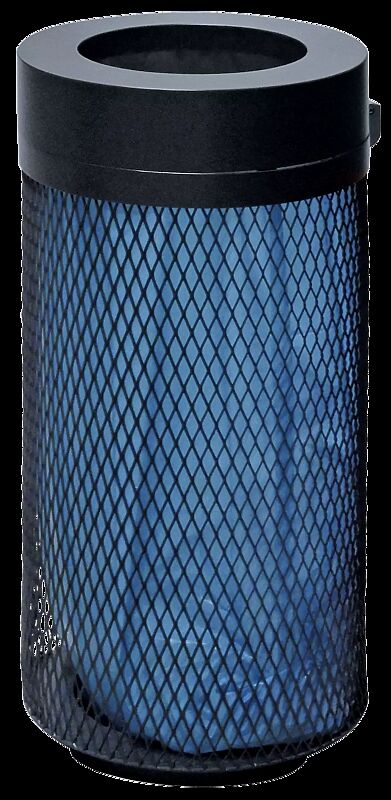 Abfallbehälter AEROPORTO in RAL 7016 anthrazitgrau