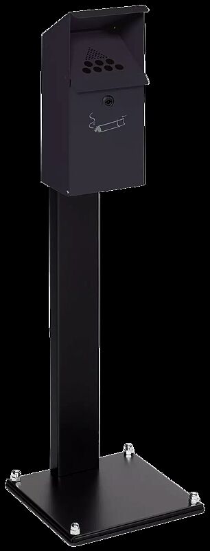 Wandascher NOTTINGHAM, zum Aufdübeln, in RAL 7021 schwarzgrau