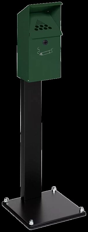 Wandascher NOTTINGHAM, zum Aufdübeln, in RAL 6005 moosgrün