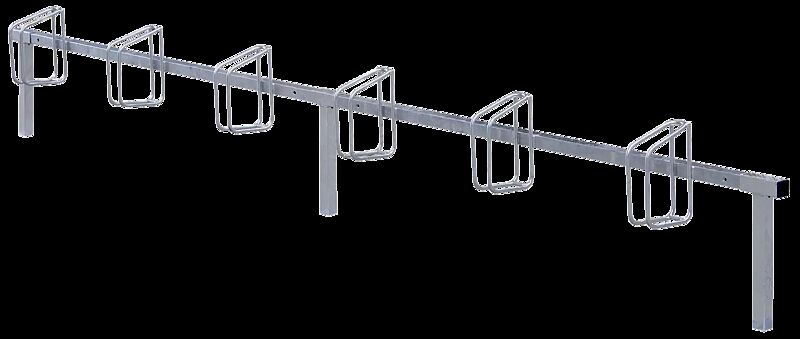 Fahrradständer CARTAGO, zum Einbetonieren, 6 Stellplätze
