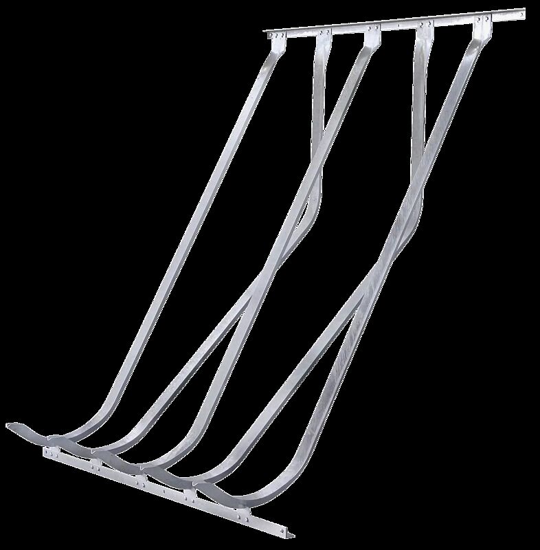 Fahrradständer DOVER zur Wandbefestigung, 5 Stellplätze