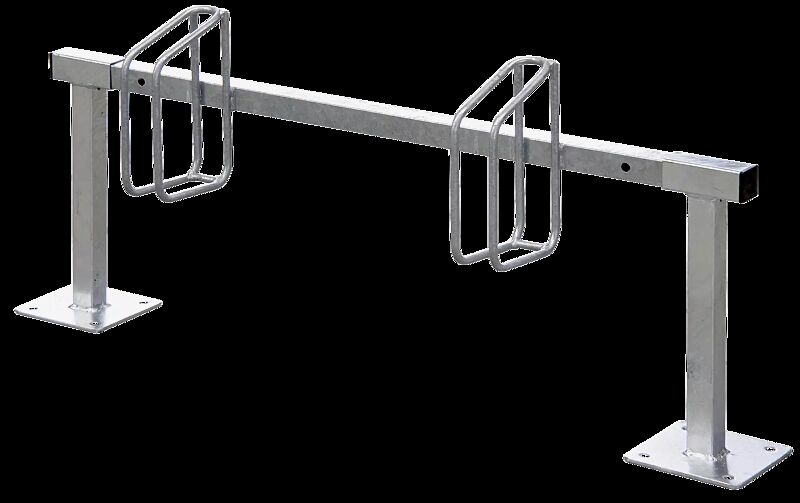 Fahrradständer CARTAGO, zum Aufdübeln, 2 Stellplätze