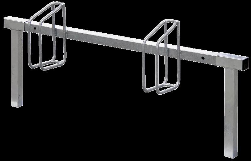 Fahrradständer CARTAGO, zum Einbetonieren, 2 Stellplätze