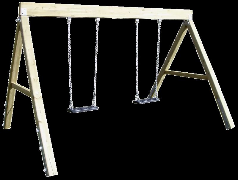Doppelschaukel GEPETTO mit 2 Standard-Sicherheitsschaukelsitzen