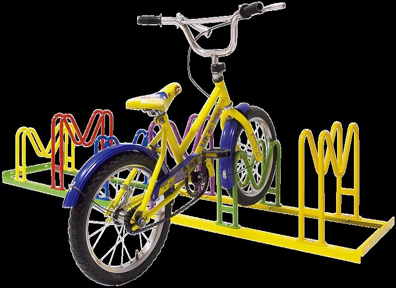 Kinderfahrradständer MARYLAND, 6 Stellplätze, pulverbeschichtet