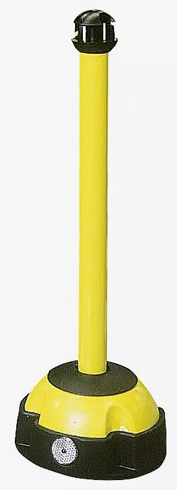 Ketten-Warnständer ARRE in schwarz-gelb