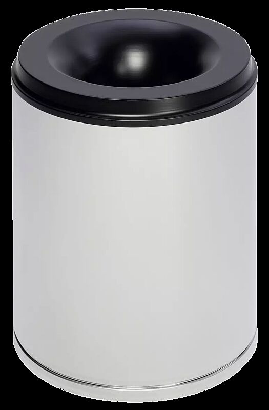 Abfallbehälter CARLTON, in Edelstahl, 80 Liter