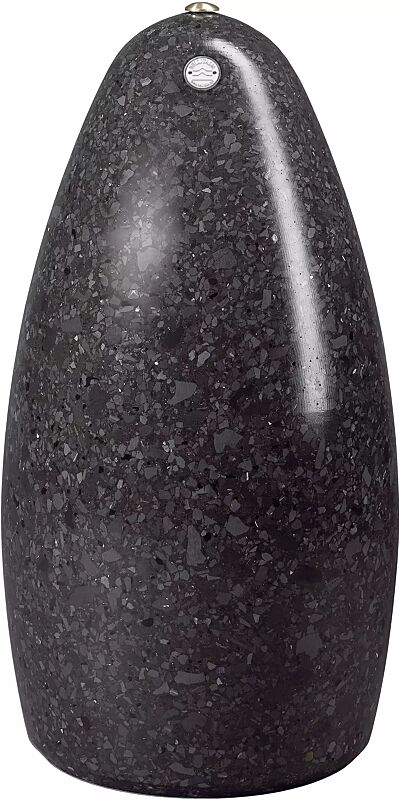 Poller PLUTONE aus rekonstituiertem Marmor geschliffen, in schwarz ebano