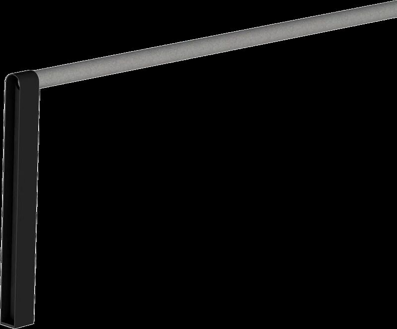 Anfangs- bzw. Endpoller in RAL 7016 anthrazitgrau