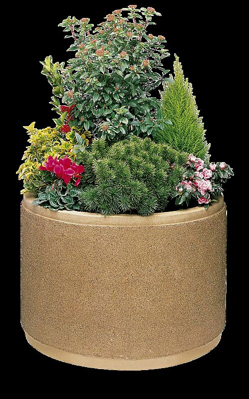 Pflanzbehälter CIRCULAR, 136 Liter, in terracotta