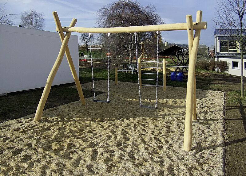 Doppelschaukel RUFUS mit 2 Standard-Sicherheitsschaukelsitzen