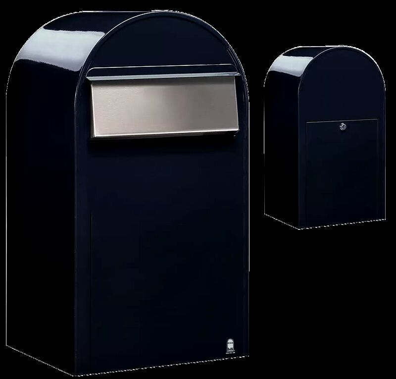 Briefkasten BOBI GRANDE B, in RAL 5004 schwarzblau
