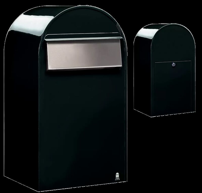 Briefkasten BOBI GRANDE B, in schwarzgrün ähnlich RAL 6012