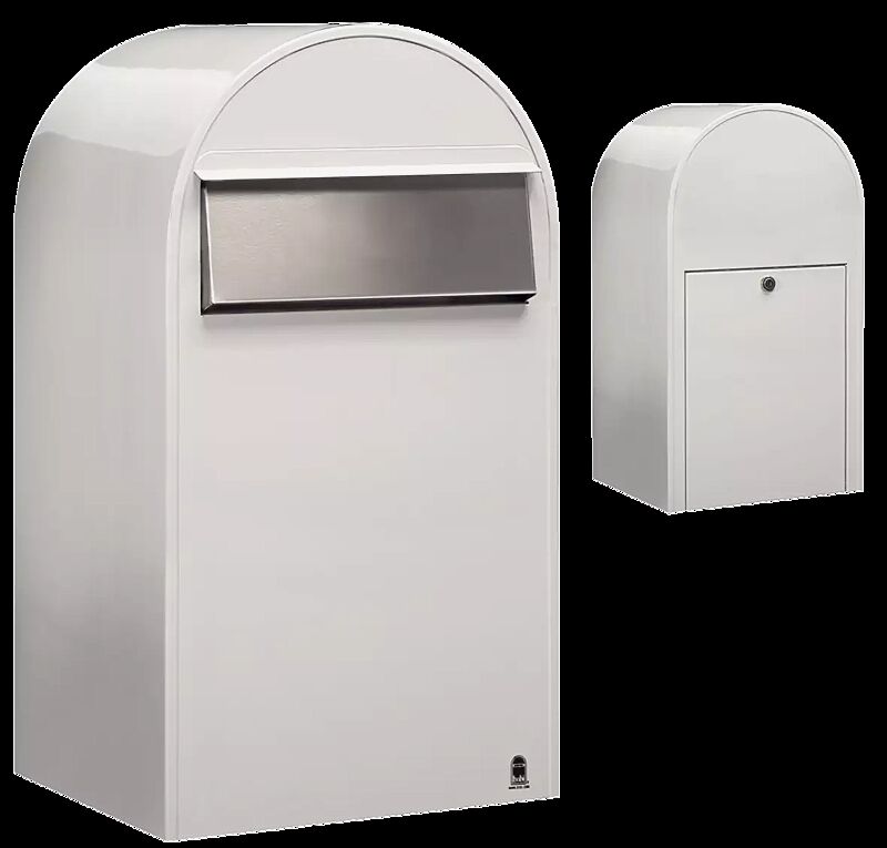 Briefkasten BOBI GRANDE B, in RAL 9016 verkehrsweiß