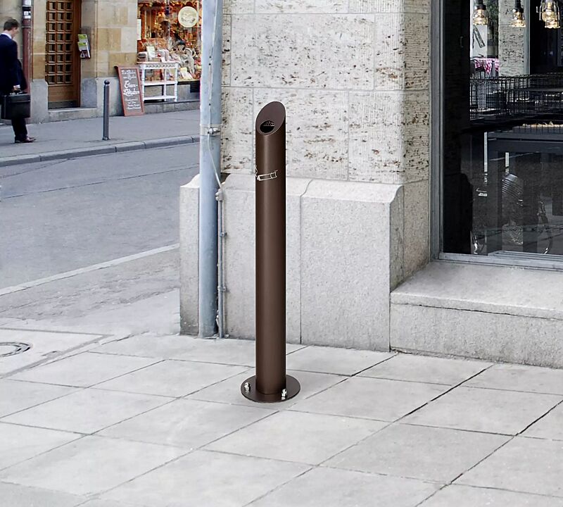 Standascher LACHUTE, 4,2 Liter, in RAL 8014 sepiabraun