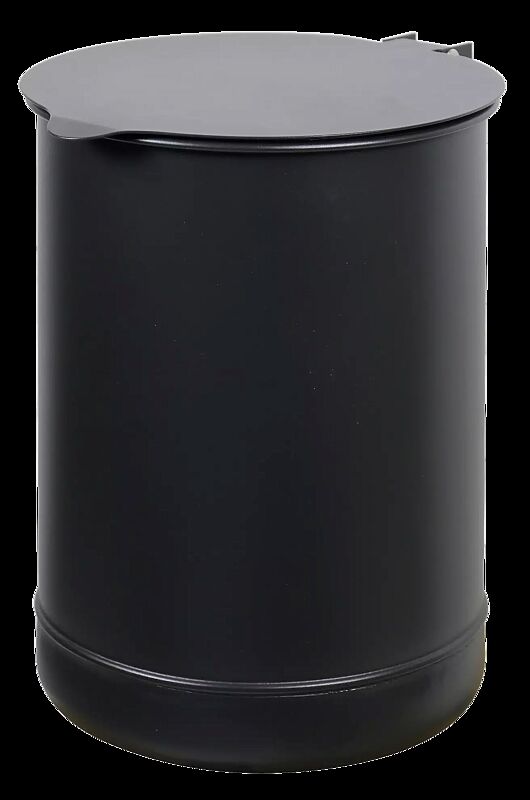 Abfallbehälter KÖLN III, in RAL 7021 schwarzgrau