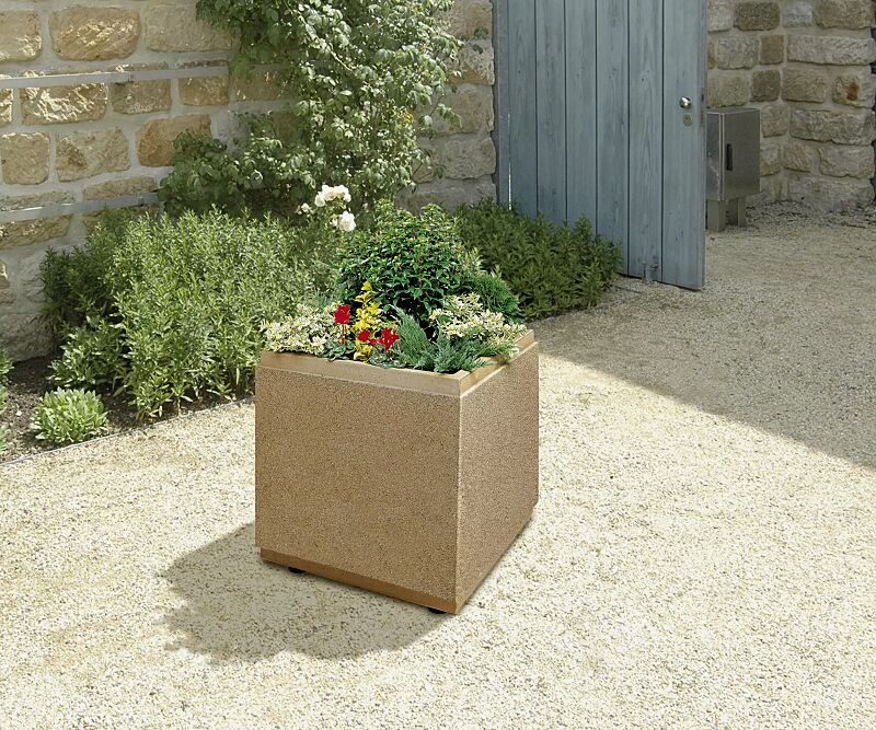 Pflanzbehälter SQUARE, 182 Liter, in terracotta