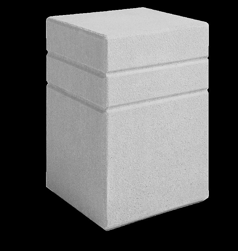 Poller BRNO, Höhe 450 mm, Beton sandgestrahlt