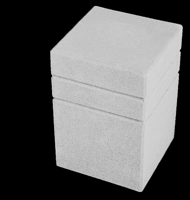 Poller BRNO, Höhe 450 mm, Beton sandgestrahlt