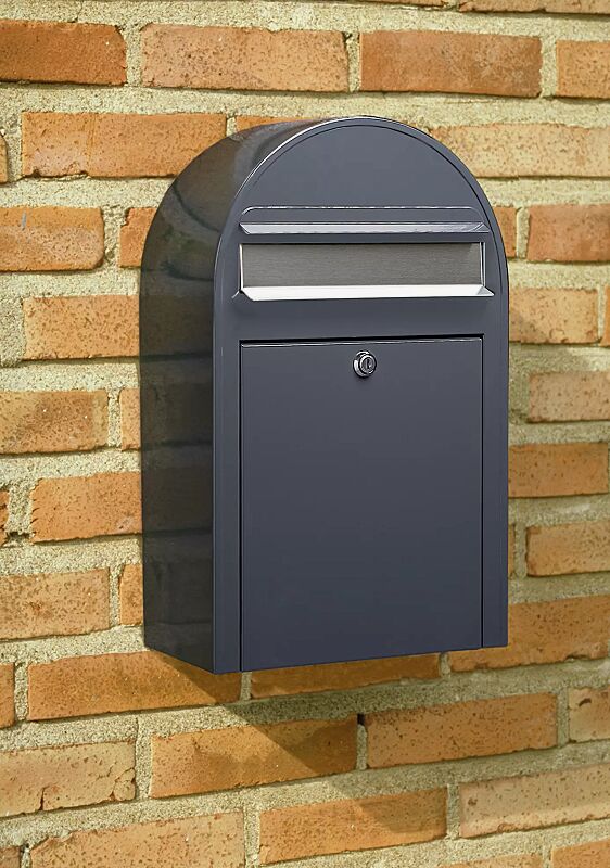 Briefkasten BOBI CLASSIC, in RAL 7016 anthrazitgrau