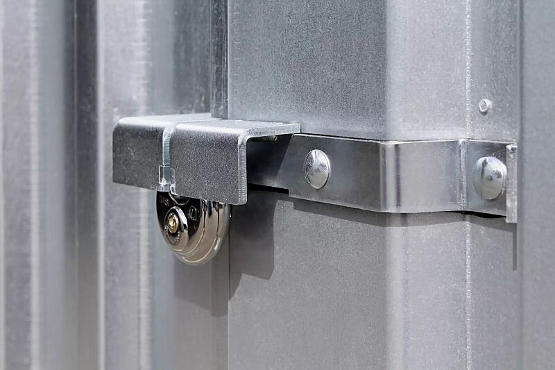 Einbruchsicherung, für Einflügeltür, feuerverzinkt