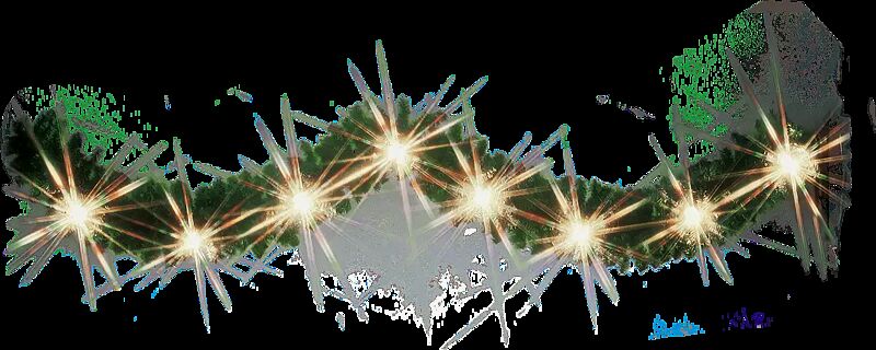 Zweiggirlande STARLIGHT, zur Straßenüberspannung