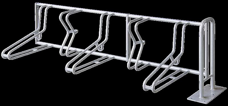 Fahrradständer MADISON, zum Aufdübeln, 5 Stellplätze