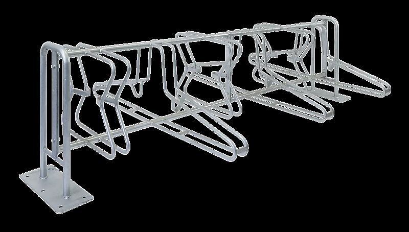 Fahrradständer MADISON, zum Aufdübeln, 12 Stellplätze