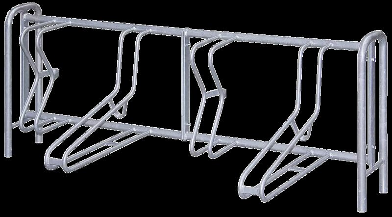 Fahrradständer MADISON, zum Einbetonieren, 4 Stellplätze