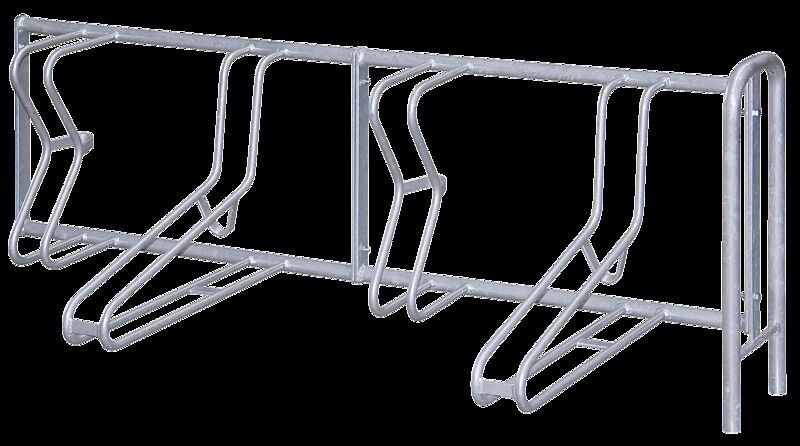 Fahrradständer MADISON, zum Einbetonieren, 4 Stellplätze