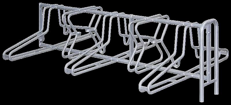 Fahrradständer MADISON, zum Einbetonieren, 10 Stellplätze
