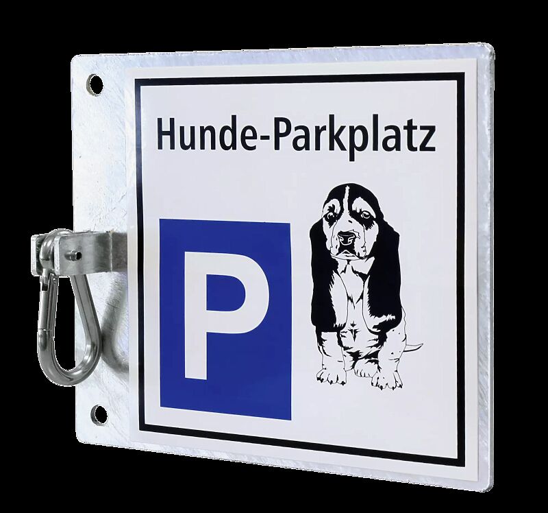 Hunde-Parkplatz BEAGLE zur Wandbefestigung, feuerverzinkt