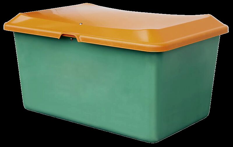 Streugutbehälter STREW ohne Entnahmeöffnung, 400 Liter, Korpus in grün