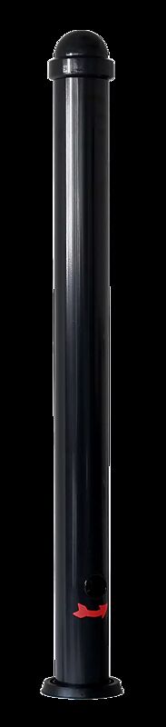 Poller BILBAO zum Einbetonieren in RAL 7021 schwarzgrau