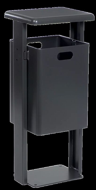 Abfallbehälter ASHINGTON, ohne Ascher, zum Aufdübeln, in DB 703 eisenglimmer