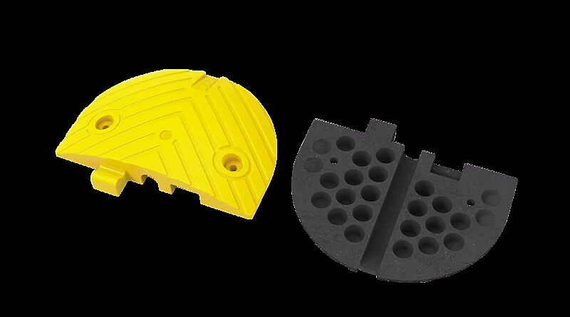 Detail: Anfangs-/Endstück - gelb